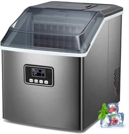 40 lb. lb. Daily Production Cube Clear Ice Freestanding Ice Maker,24 Ice Cubes Per 10-15 Mins | Fridge.com