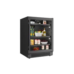 Avallon ABR241BLSS 24 Inch Wide 140 Can Energy Efficient Beverage Center with LED Lighting, Double Pane Glass, Touch Control Panel and Left Swing Door | Fridge.com