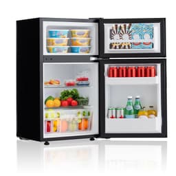 Backld 3.2 cu.ft Mini Fridge With Freezer, Double Door Small Refrigerator, Dorm Fridge With 3 Adjustable Thermostat, Energy Saving, Low Noise, Compact | Fridge.com