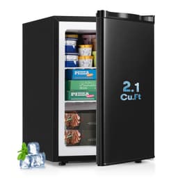 Backld 2.1 cu.ft Compact Upright Freezer With Reversible Door, 7 Mode Adjustable Thermostat, Removable Shelves, Built-In Handle, Low Noise | Fridge.com