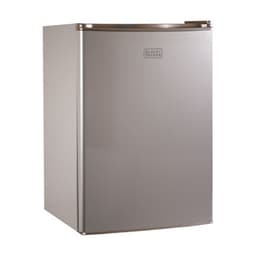 Black+Decker - Bcrk Series 2.5 cu. ft. Freestanding Mini Fridge With Freezer - Silver | Fridge.com