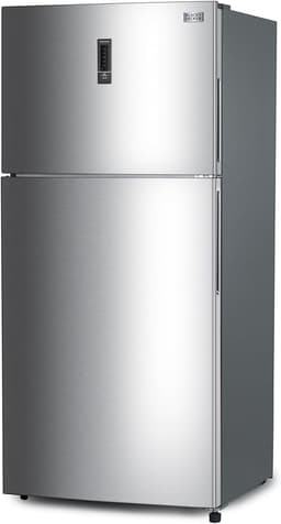 BLACK+DECKER 16.4 Cu. Ft. Top Mount Refrigerator with Freezer, 2 Door Refrigerator with Top Freezer and Separate Temperature Controls, Auto Defrost, Full Size, BR1640KS, Stainless Steel Look | Fridge.com