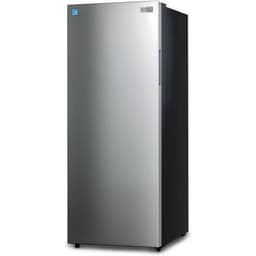 BLACK+DECKER 11 Cu. Ft. Convertible Freezer Refrigerator, Upright Freezer with Glass Shelves, Reversible Door, ENERGY STAR rated, Frost Free, BUC1100XS, Stainless Look | Fridge.com