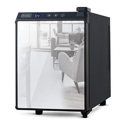 BLACK+DECKER 6 Bottle Wine Fridge, Wine Cooler with Mirrored Front, Mini Wine Fridge Thermoelectric, BD60316 | Fridge.com
