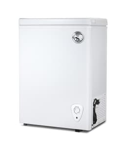 Commercial Cool 1.8 Cu. Ft. Compact Chest Freezer, Textured Finish, Deep Freezer for Frozen Food Storage, Removable Storage Basket, Mechanical Temperature Control, R600a Refrigerant, CCFW18, White | Fridge.com