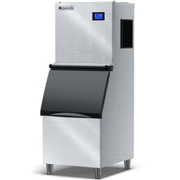 COOLSKI Commercial Ice Machine 300 lb. Daliy Production, 22 Inch Wide Industrial Ice Maker With Storage Bin, Fast Ice Making Stainless Steel Etl Certi | Fridge.com