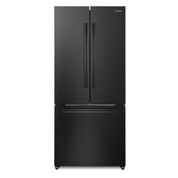 COSMO COS-RFFV183GHBK 30 in. Vista Collection 17.5 cu. ft. Counter Depth 3-Door French Door Refrigerator, Freezer Drawer, Handles, Matte Black | Fridge.com