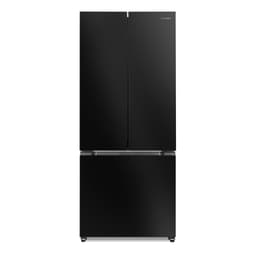 COSMO COS-RFFV183RBK 30 in. Vista Collection 17.5 cu. ft. Counter Depth 3-Door French Door Refrigerator, Freezer Drawer, Matte Black | Fridge.com