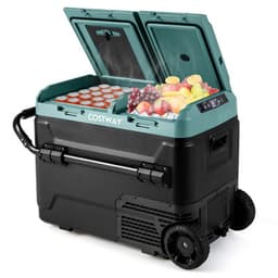 COSTWAY Dual Zone 12v Car Refrigerator 53qt Portable Compressor Fridge Freezer | Fridge.com