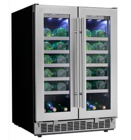 Danby Dual Zone 25.56'' Built-In 42 Bottle Wine Refrigerator With Reversible Door | Fridge.com