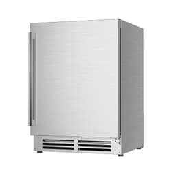 Coolake 24 Outdoor Beverage Refrigerator Cooler, Stainless Steel Under Counter Fridge For 180 Cans, Built-In Or Freestanding Weather Proof Beverage | Fridge.com