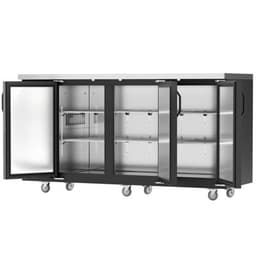 Coolake 72 W Commercial Back Bar Cooler With Stainless Steel Top , 20.3 cu.ft Counter Height Beverage Refrigerator, Solid Door Beer Fridge With LED L | Fridge.com
