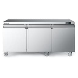 72" 20.9 cu. ft. Auto/Cycle Defrost Commercial Undercounter Upright Freezer - Stainless Steel | Fridge.com