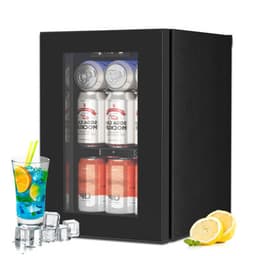 24 Bottle Mini Dormitory Refrigerator With Glass Door And Steel Wire Shelf Design, Small Size And Large Capacity, Portable And Energy-Saving | Fridge.com