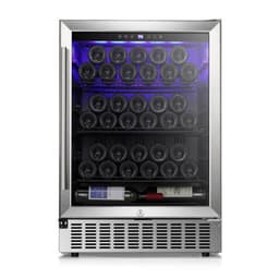 Electactic 24" Dual Zone Beverage Cooler - 46-Bottle/175-Can, Quiet, Uv Glass, Blue LED & Adjustable Shelves | Fridge.com