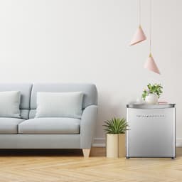 Frigidaire - 1.6 cu ft 50W Mini Fridge - Stainless Steel | Fridge.com