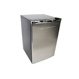 Frigidaire 4.6 cu ft Compact Fridge Chrome- Platinum Design | Fridge.com