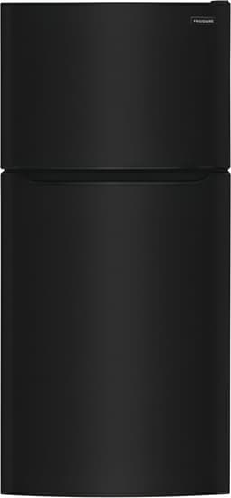 Frigidaire FFTR1835VB 30" Top Freezer Refrigerator with 18.3 cu. ft. Capacity LED Lighting Frost Free Defrost ADA Compliant in Black | Fridge.com
