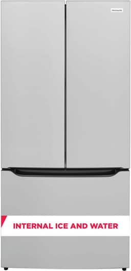 Frigidaire 20 cu. ft. Counter Depth French Door Refrigerator 33-Inch Wide In Fingerprint-Resistant Stainless Steel Look | Fridge.com