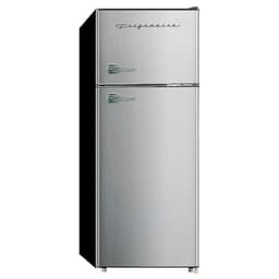 Frigidaire, 2 Door Apartment Size Refrigerator/Freezer Combo, 7.5 cu ft, Platinum Series, Stainless, 23" D x 21.5" W x 55.5" | Fridge.com