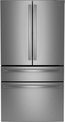 GE Profile™ Energy Star® 29 cu. ft. Smart Fingerprint Resistant 4-Door Refrigerator With Door In Door In Stainless Steel | PGD29BYTFS | Fridge.com