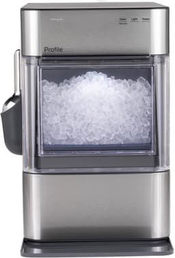 GE Profile™ Opal™ 2.0 Ultra Nugget Ice Maker With Scale Inhibiting Filter In Stainless Steel Size 16.5 H X 10.5 W X 17.5 D | XPIO23SWSS | Fridge.com