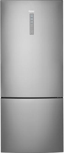 Haier HRB15N3BGS 15 cu. ft. Bottom Mount Refrigerator with Quick Cool and Quick Freeze in Stainless Steel | Fridge.com