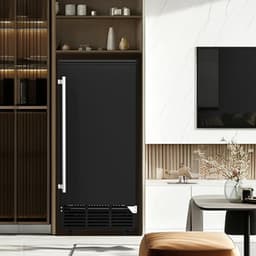 95 lbs. /Day Undercounter Ice Maker With 35 lbs. Bin, 40 Cubes Per 10 min Cycle And Reversible Door | Fridge.com