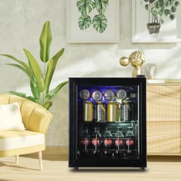 17"W 60 Cans 1.6 Cubic Feet Freestanding Mini Beverage Refrigerator | Fridge.com