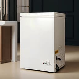 7.0 cu.ft Chest Freezer 7 Gears Temperature Control(-4F To 6.8F), Deep Compact Freezer With Two Removable Basket | Fridge.com