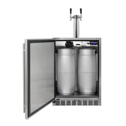 Kegco Kegerators, 2 Faucet, Left Hinge | Fridge.com