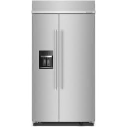 KitchenAid KBSD702MPS 25.1 Cu. Ft. Stainless Steel Built-In Side-by-Side Refrigerator | Fridge.com