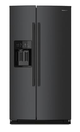 KitchenAid 20.8 Cu. Ft. Counter-Depth Side-By-Side Refrigerator w/ Exterior Ice & Water Dispenser In Black Ore KRSC536RBE | Fridge.com