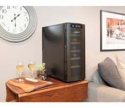 Koolatron Single Zone 10" Freestanding 12 Bottle Wine Refrigerator | Fridge.com