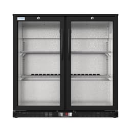 KoolMore BC-2DSW-BK Refrigerator, Double Door, Black | Fridge.com