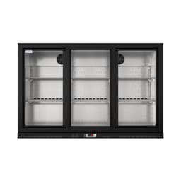KoolMore BC-3DSL-BK Commercial-refrigerators, Triple Sliding Door, Black | Fridge.com