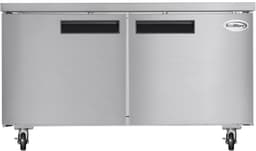 KoolMore 60" Undercounter Counter Depth Commercial Upright Freezer KMUCF15SS | Fridge.com