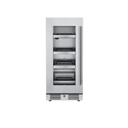 15 Inch Wide 63 Can Capacity Beverage Cooler With Alternating (Blue, White, Amber) LED Lighting, Door Alarm, Touch Control Panel And Lockable | Fridge.com
