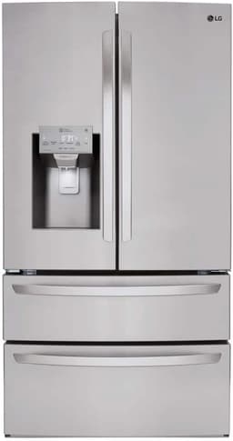 LG LMXS28626S 28 Cu. Ft. Stainless Steel 4-Door French Door Refrigerator | Fridge.com