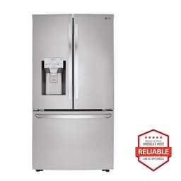 LG Smart French Door Counter-Depth Refrigerator, Stainless Steel, 24 cu. ft. | Fridge.com