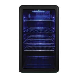 Magic Chef 17.5'' W 20 Cans (12 oz.) 3.4 Cubic Feet Beverage Cooler With Wine Storage And Glass Door | Fridge.com