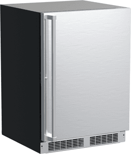 Marvel 24"W. Professional 4.9 cu.ft. Built-In Dual Zone Wine Refrigerator - Stainless Steel | Fridge.com