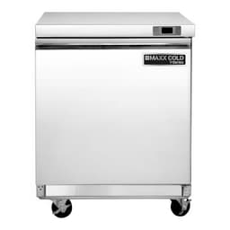Maxx Cold V-Series 1 Door Undercounter Refrigerator, In Stainless Steel | Fridge.com