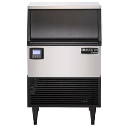 Maxx Ice V-Series Self-Contained Ice Machine, In Stainless Steel With Black Trim | Fridge.com