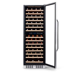 The Connoisseurs Reserve 27 160 Bottle Built-In Dual Zone Compressor Wine Fridge In Stainless Steel, | Fridge.com