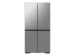 Samsung Bespoke 23 cu. ft. Counter Depth 4-Door Flex™ Refrigerator with Beverage Center™ & Customizable Door Panels in Stainless Steel | Fridge.com