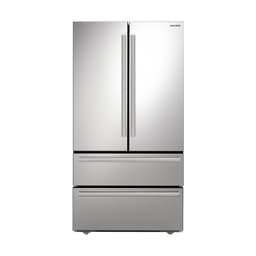 36 in. 22.5 Cu Ft Counter-Depth French Door Refrigerator in Stainless Steel | Fridge.com