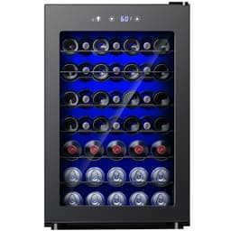Simzlife 20"W 4.5 Cubic, 45 Bottle Wine Refrigerator, Freeestanding Wine Refrigerator For Red Wine, White Wine And Champagne, With Temperature Control | Fridge.com