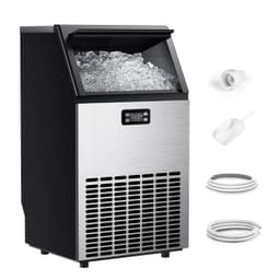 Simzlife 100lb. Daily Production Cube Freestanding/Under Counter Commercial Ice Maker | Fridge.com