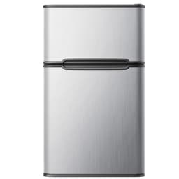 Simzlife 3.2 Cubic Feet Small Fridge Convertible Mini Fridge With Freezer By Simzlife, Silver | Fridge.com